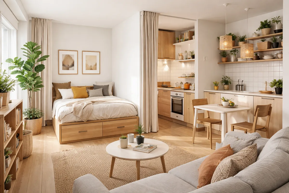 Comment optimiser l'aménagement d'un studio de 30 m² pour en maximiser l'espace